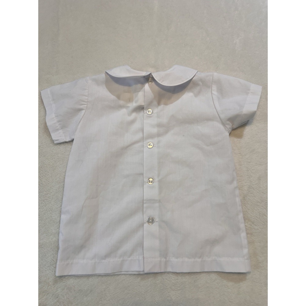 lullaby set Sibley Shirt White 24 Months Preppy Collard - Picture 4 of 4
